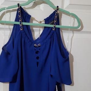 Gorgeous Blue tank top